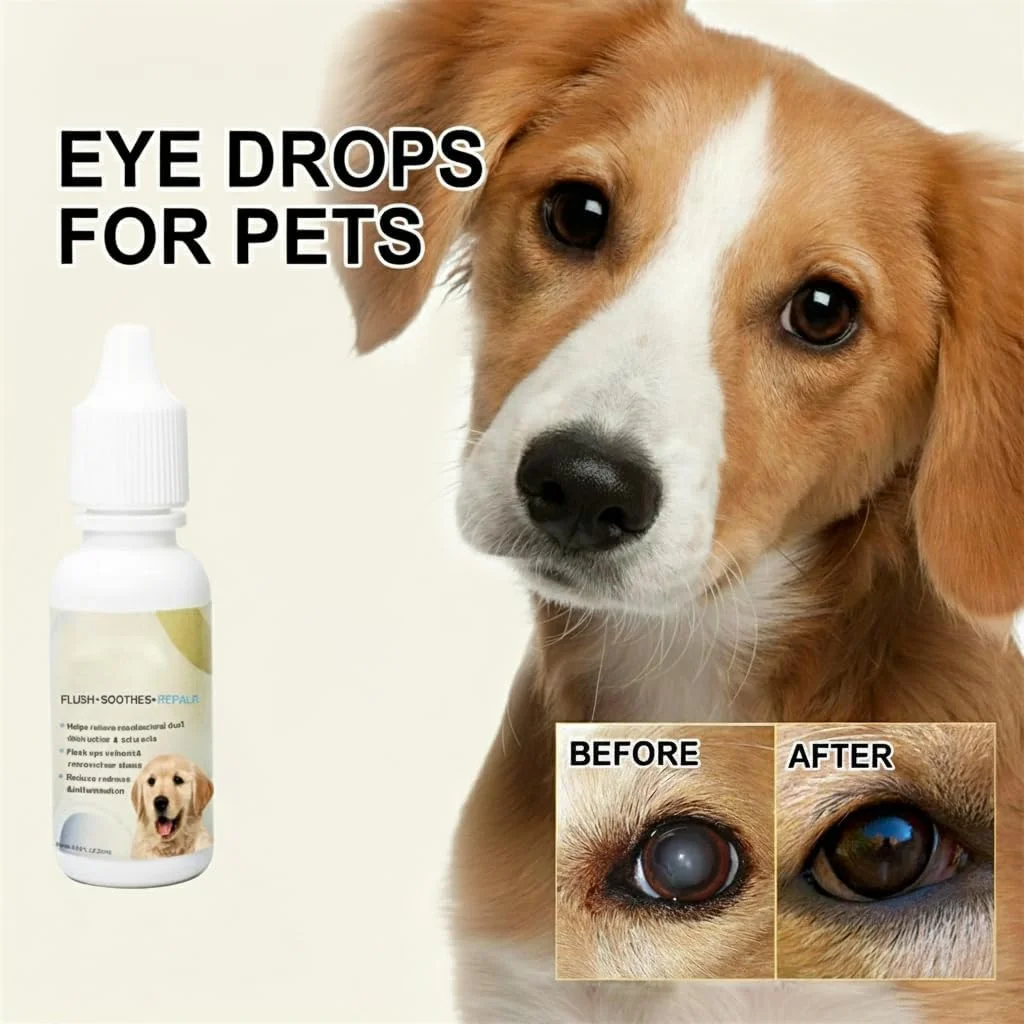 قطره چشمی آزونه برای سگ و گربه، درمان عفونت چشم، تسکین طولانی مدت برای خشکی چشم، قرمزی چشم، لکه های اشک و التهاب، 20 میلی لیتر قطره چشمی آزونه برای سگ و گربه، درمان عفونت چشم، تسکین طولانی مدت برای خشکی چشم، قرمزی چشم، لکه های اشک و التهاب، 20 میلی لیتر