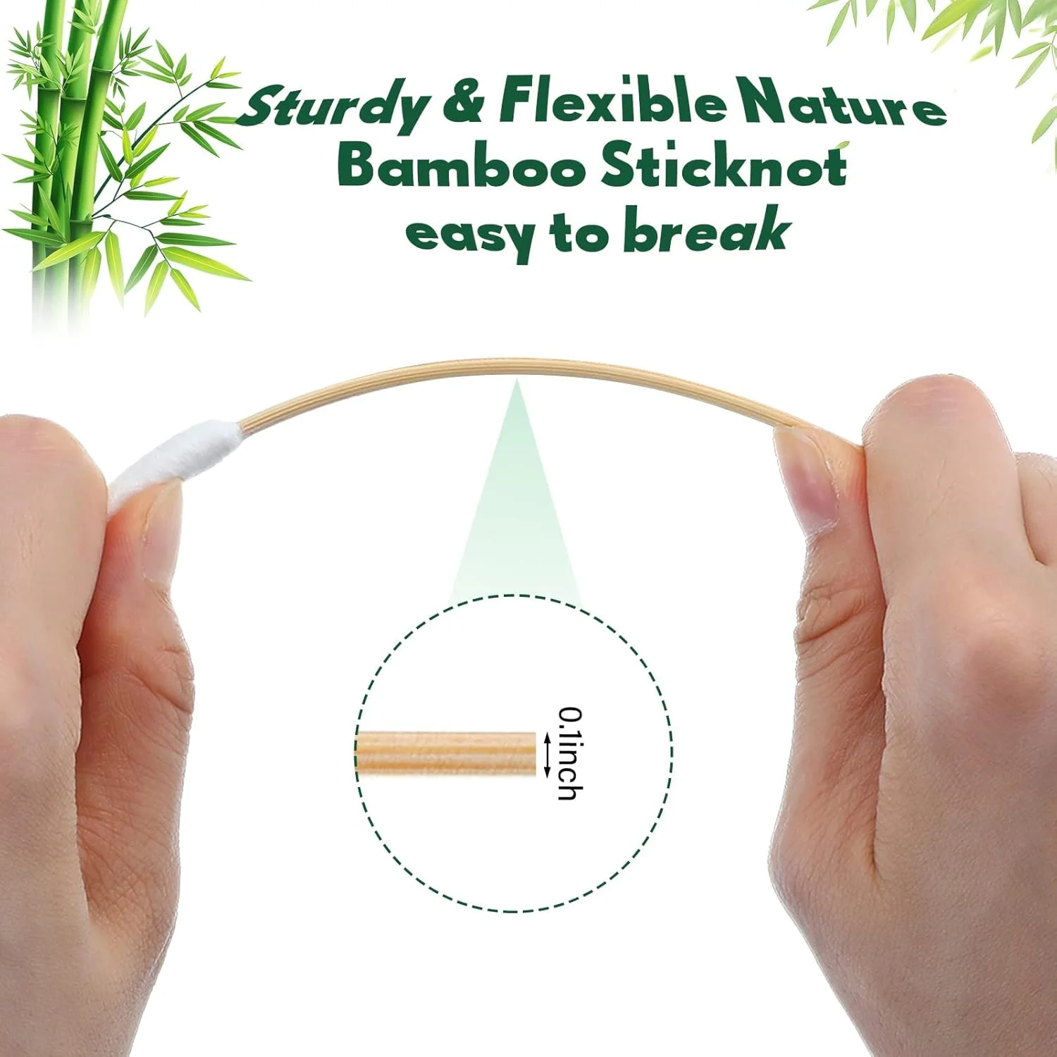 500 عدد گوش پاک کن پنبه ای برای سگ و گربه، گوش پاک کن پنبه ای حیوانات خانگی، محلول تمیز کننده گوش سگ، گوش پاک کن بلند با دسته چوبی برای مراقبت از گوش سگ