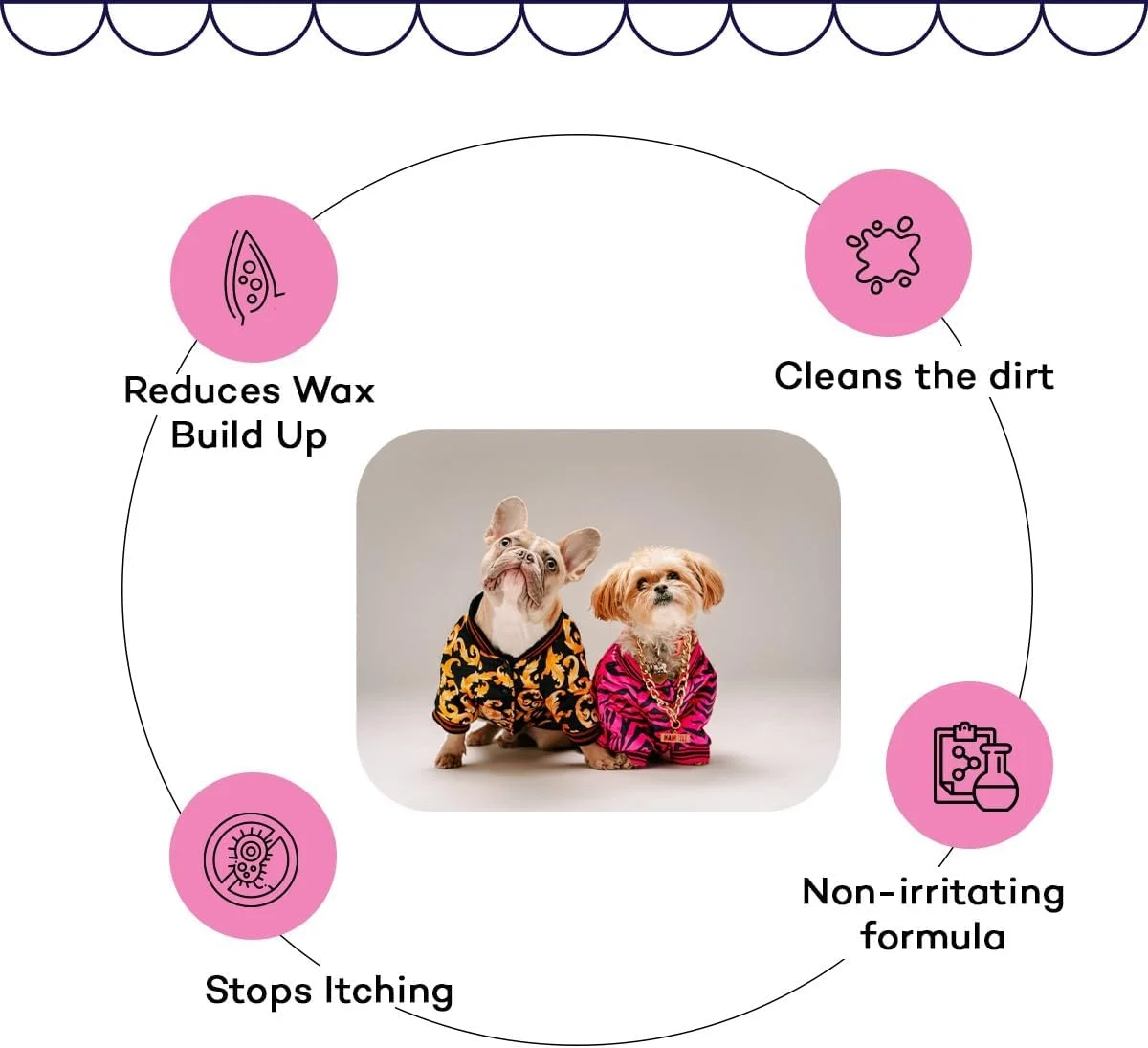 پدهای پاک کننده گوش کلین اند کلیر برای سگ ها و گربه ها | کاهش خارش | جلوگیری از بو | کاهش تجمع جرم گوش | تمیز کننده آلودگی | عصاره بابونه | 50 عدد