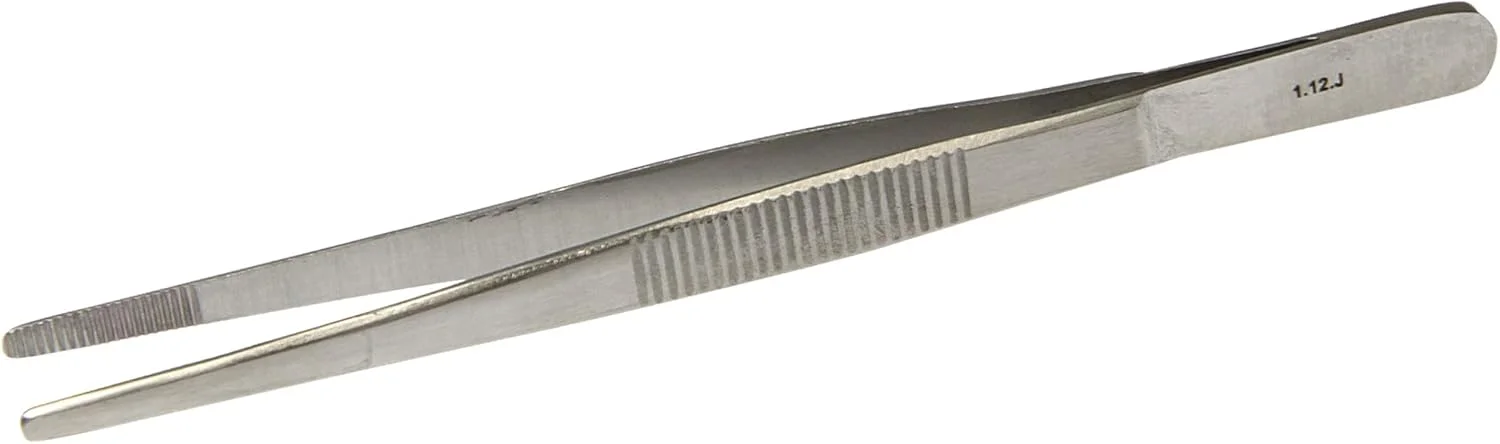 موچین گوش سگ Schecker، موچین گوش مستقیم، فولاد ضد زنگ، ضد زنگ، سطح و نوک آجدار