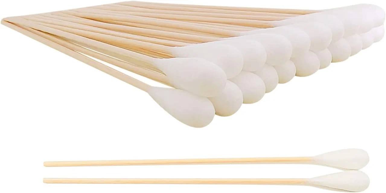 گوش پاک کن پنبه ای 15 سانتی متری Quanzhou Chenchenchen E-Commerce Co.,Ltd با دسته چوبی مناسب برای سگ ها، 200 عدد گوش پاک کن پنبه ای 15 سانتی متری Quanzhou Chenchenchen E-Commerce Co.,Ltd با دسته چوبی مناسب برای سگ ها، 200 عدد