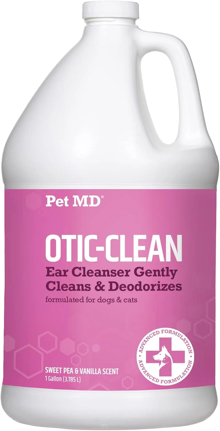 محلول پاک کننده گوش سگ و گربه Pet MD Otic-Clean - محلول گوش فرموله شده توسط دامپزشک برای سگ ها و گربه ها - پاک کننده گوش حیوانات خانگی برای خارش، بو و تجمع جرم - محلول خوشبو کننده پاک کننده گوش گربه - 3.7 لیتر محلول پاک کننده گوش سگ و گربه Pet MD Otic-Clean - محلول گوش فرموله شده توسط دامپزشک برای سگ ها و گربه ها - پاک کننده گوش حیوانات خانگی برای خارش، بو و تجمع جرم - محلول خوشبو کننده پاک کننده گوش گربه - 3.7 لیتر