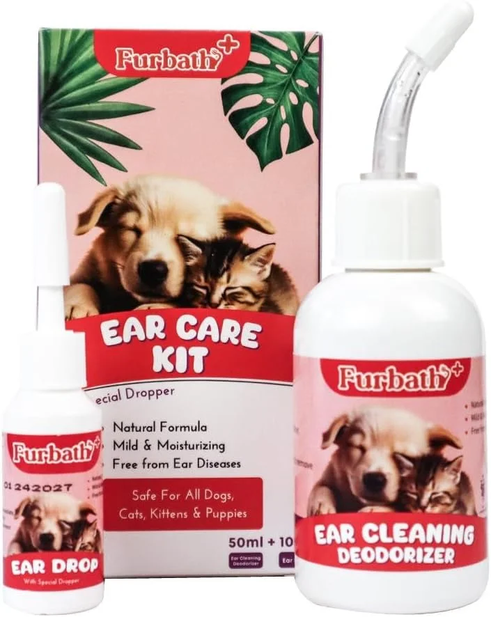 مجموعه مراقبت از گوش سگ و گربه نوتراپت فوربث - 50 میلی لیتر 10 میلی لیتر
