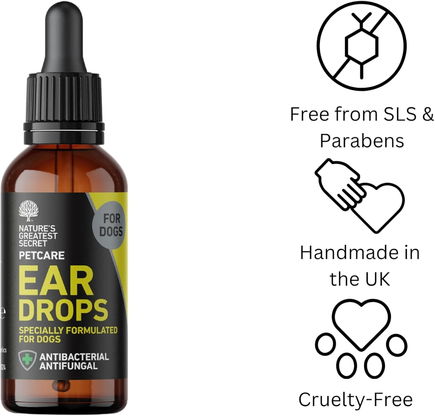 قطره گوش نقره کلوئیدی برای حیوانات خانگی، 100 گرم