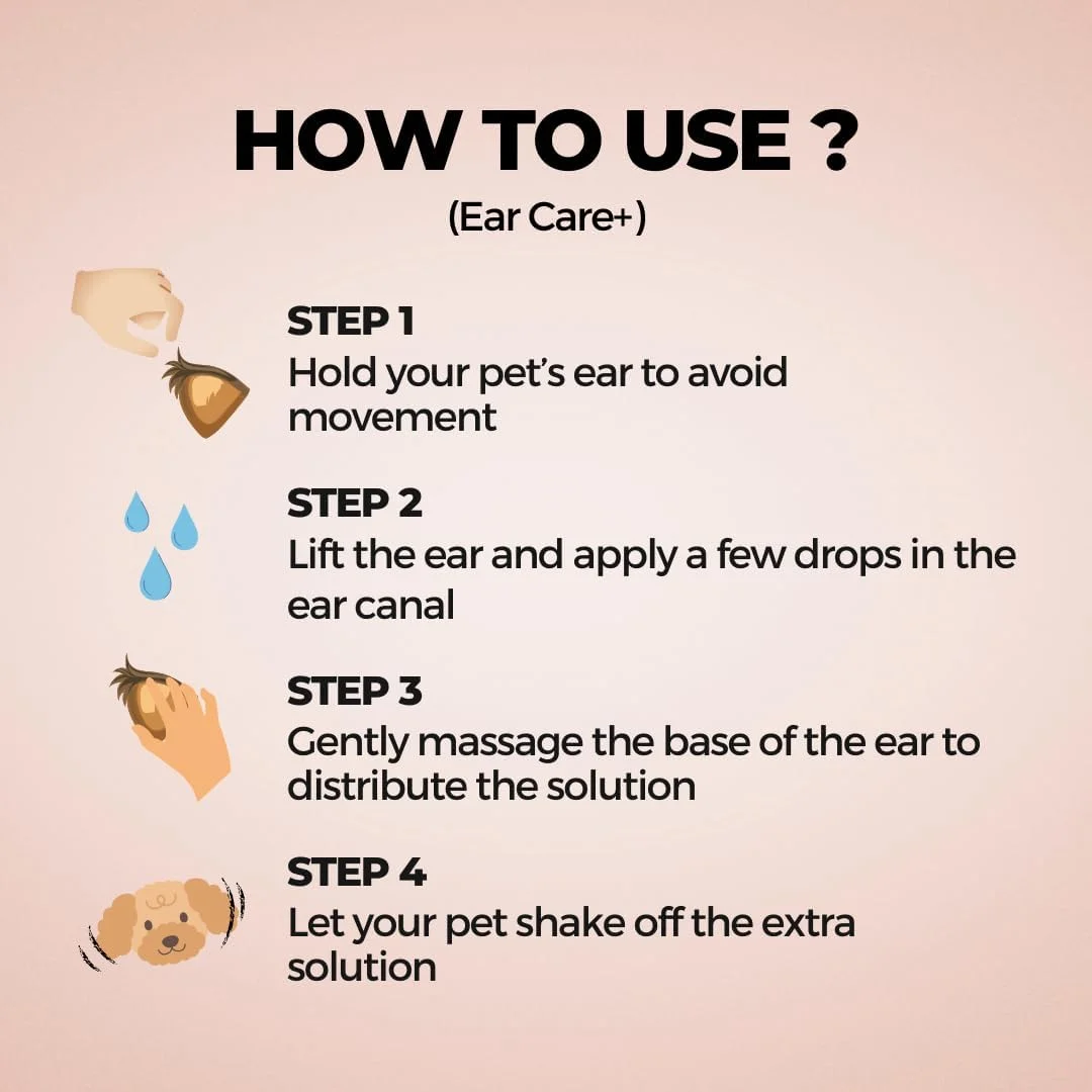 محلول پاک کننده گوش سگ و گربه مو پاپی (100 میلی لیتر)