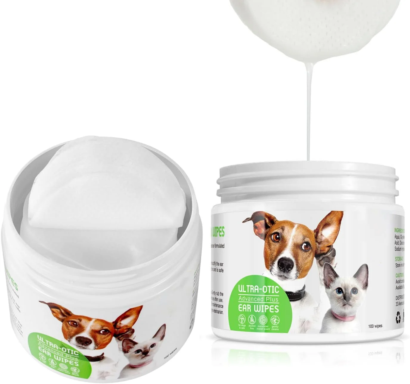 دستمال مرطوب پاک کننده گوش حیوانات خانگی NALACAL برای سگ و گربه، 100 عدد دستمال یکبار مصرف، تمیز کننده ملایم و خوشبو کننده گوش حیوانات خانگی، آلوئه ورا تسکین دهنده خارش، ایمن برای توله سگ ها و بچه گربه ها دستمال مرطوب پاک کننده گوش حیوانات خانگی NALACAL برای سگ و گربه، 100 عدد دستمال یکبار مصرف، تمیز کننده ملایم و خوشبو کننده گوش حیوانات خانگی، آلوئه ورا تسکین دهنده خارش، ایمن برای توله سگ ها و بچه گربه ها