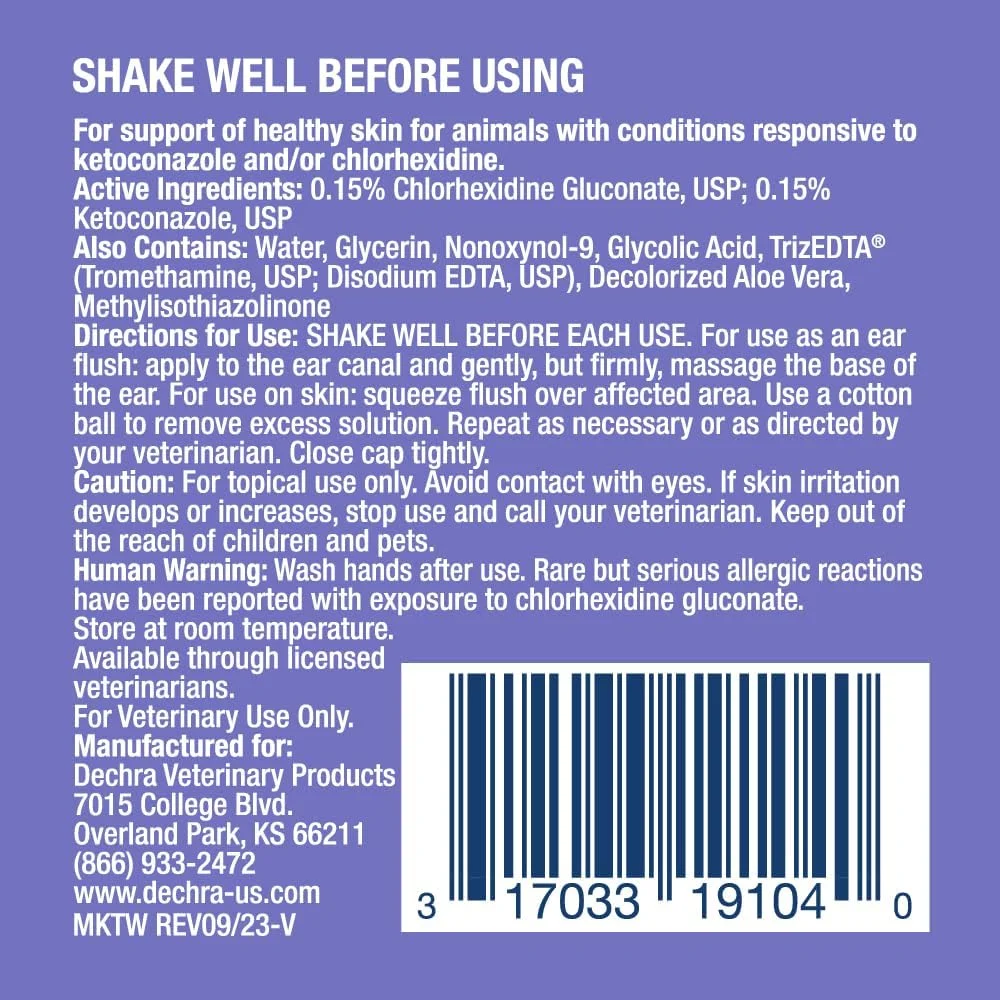 محلول شستشوی مال-ا-کت پلاس تریزدتا برای گربه ها و سگ ها، 118 میلی لیتر محلول شستشوی مال-ا-کت پلاس تریزدتا برای گربه ها و سگ ها، 118 میلی لیتر
