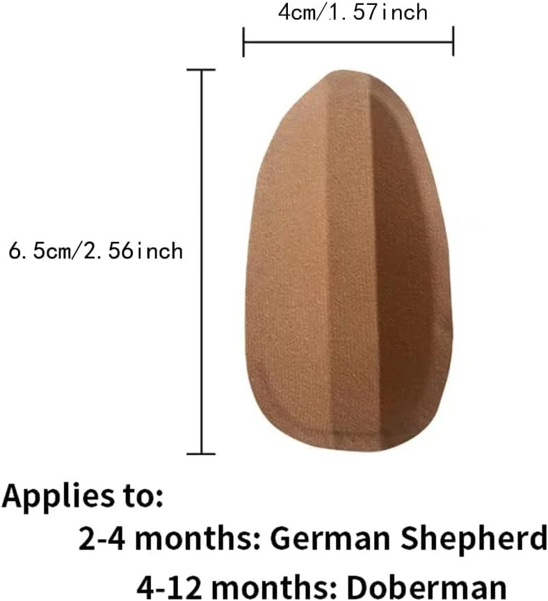 ابزار نگهدارنده و اصلاح کننده گوش سگ KASTWAVE، نگهدارنده عمودی ثابت گوش برای نژاد دوبرمن، جدید، 7 * 3.5 سانتی متر