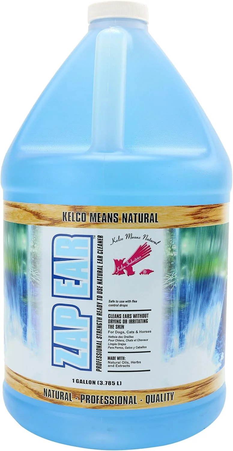 محلول پاک کننده گوش Kelco RTU Zap، گالن (KE303300) محلول پاک کننده گوش Kelco RTU Zap، گالن (KE303300)