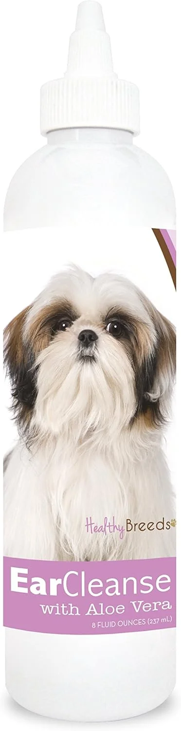 قطره پاک کننده گوش سگ نژاد شیتزو از برند هلثی بریدز - مناسب برای بیش از 200 نژاد - فرمول توصیه شده توسط دامپزشکان - رایحه نخود شیرین و وانیل 236 میلی لیتر قطره پاک کننده گوش سگ نژاد شیتزو از برند هلثی بریدز - مناسب برای بیش از 200 نژاد - فرمول توصیه شده توسط دامپزشکان - رایحه نخود شیرین و وانیل 236 میلی لیتر