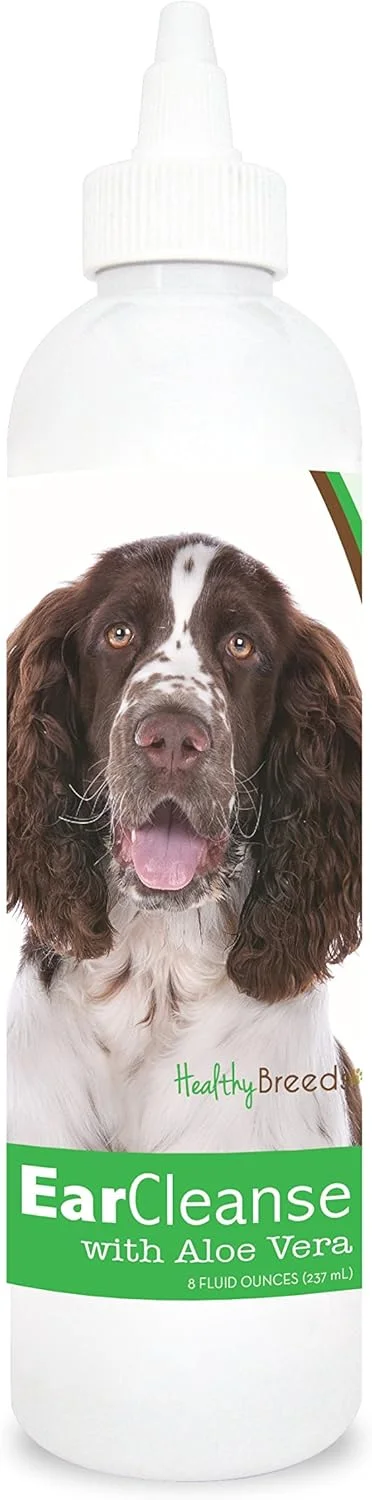 محلول پاک کننده گوش سگ نژاد انگلیش اسپرینگر اسپانیل با آلوئه ورا و رایحه خیار و ملون، 236 میلی لیتر محلول پاک کننده گوش سگ نژاد انگلیش اسپرینگر اسپانیل با آلوئه ورا و رایحه خیار و ملون، 236 میلی لیتر