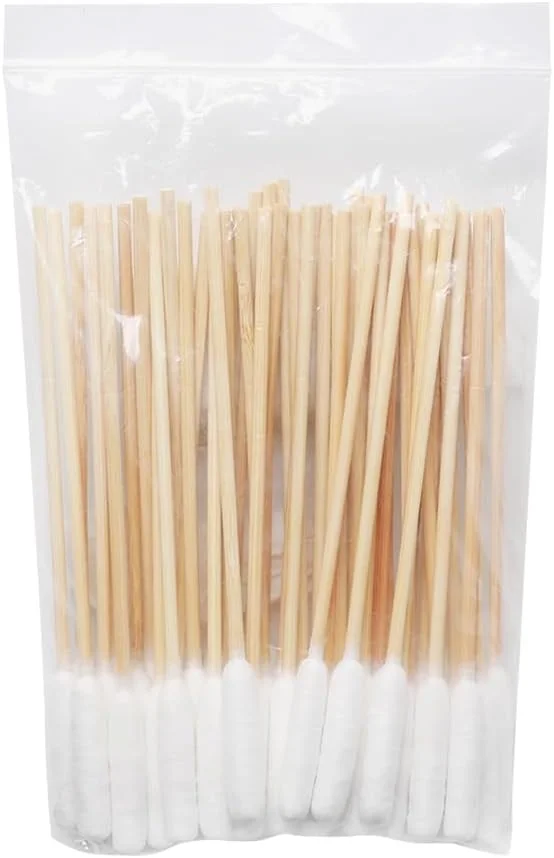 ۲۰۰ عدد گوش پاک کن پنبه ای مراقبت از گوش سگ، پد پنبه ای تمیز کننده حیوانات خانگی، گوش پاک کن بلند، چوب پنبه ای بزرگ، لوازم سگ و گربه برای تمیز کردن جرم گوش