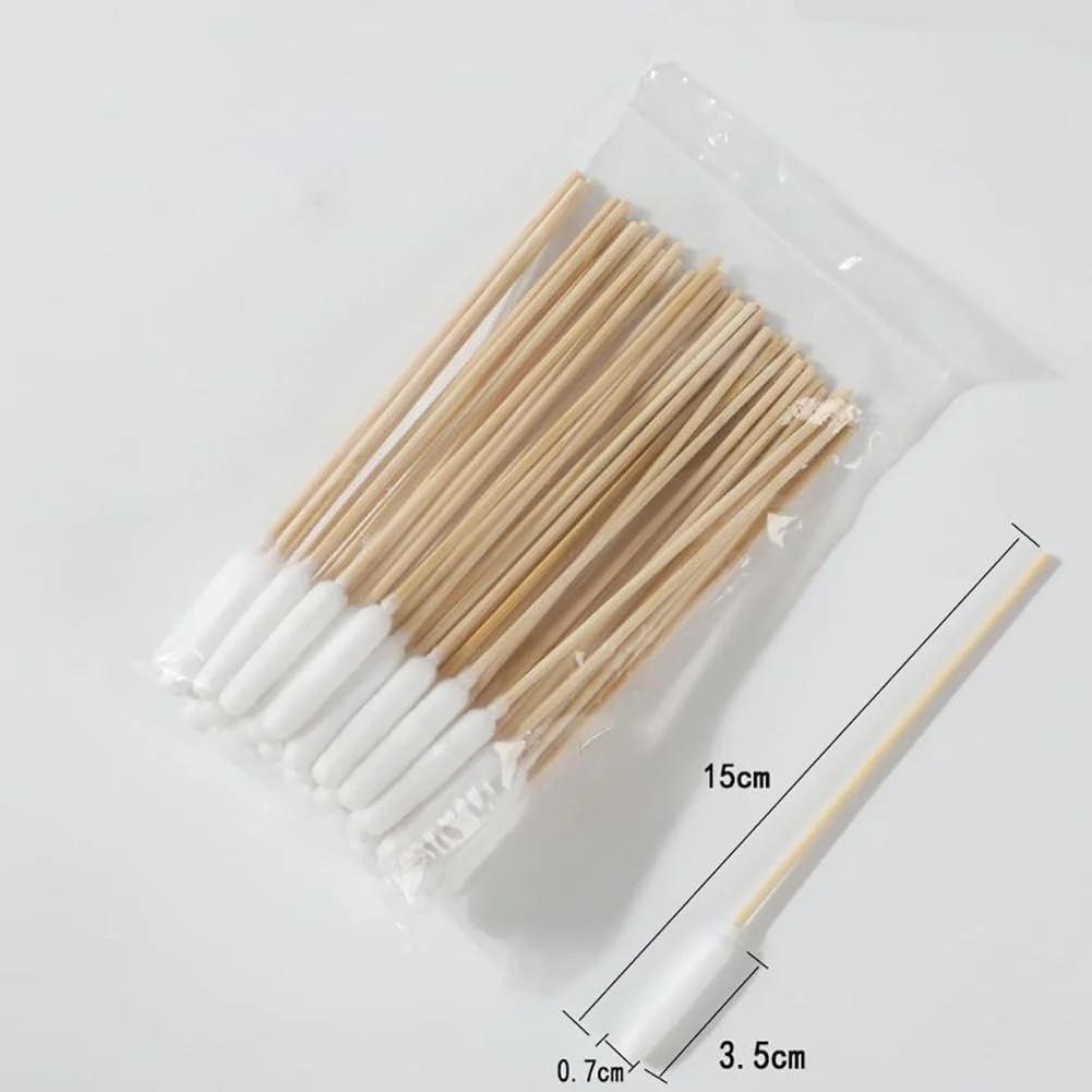 ۲۰۰ عدد گوش پاک کن پنبه ای مراقبت از گوش سگ، پد پنبه ای تمیز کننده حیوانات خانگی، گوش پاک کن بلند، چوب پنبه ای بزرگ، لوازم سگ و گربه برای تمیز کردن جرم گوش