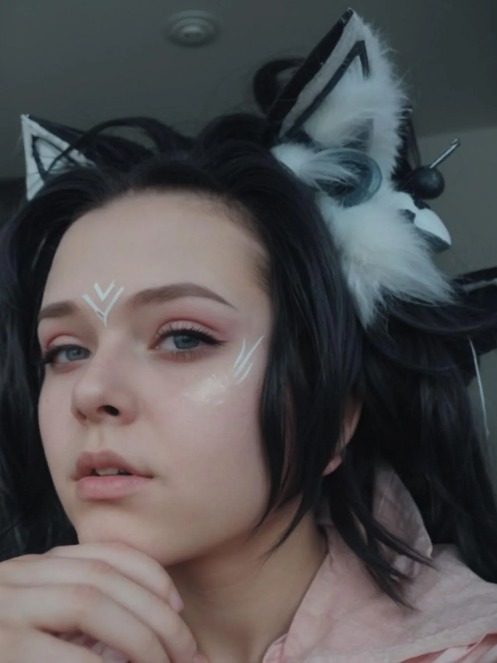 گوش های حیوانی شارژی متحرک، گوش های گربه ای، تزئینات سر، گوش های حیوانی برقی شبیه سازی شده، تل مو