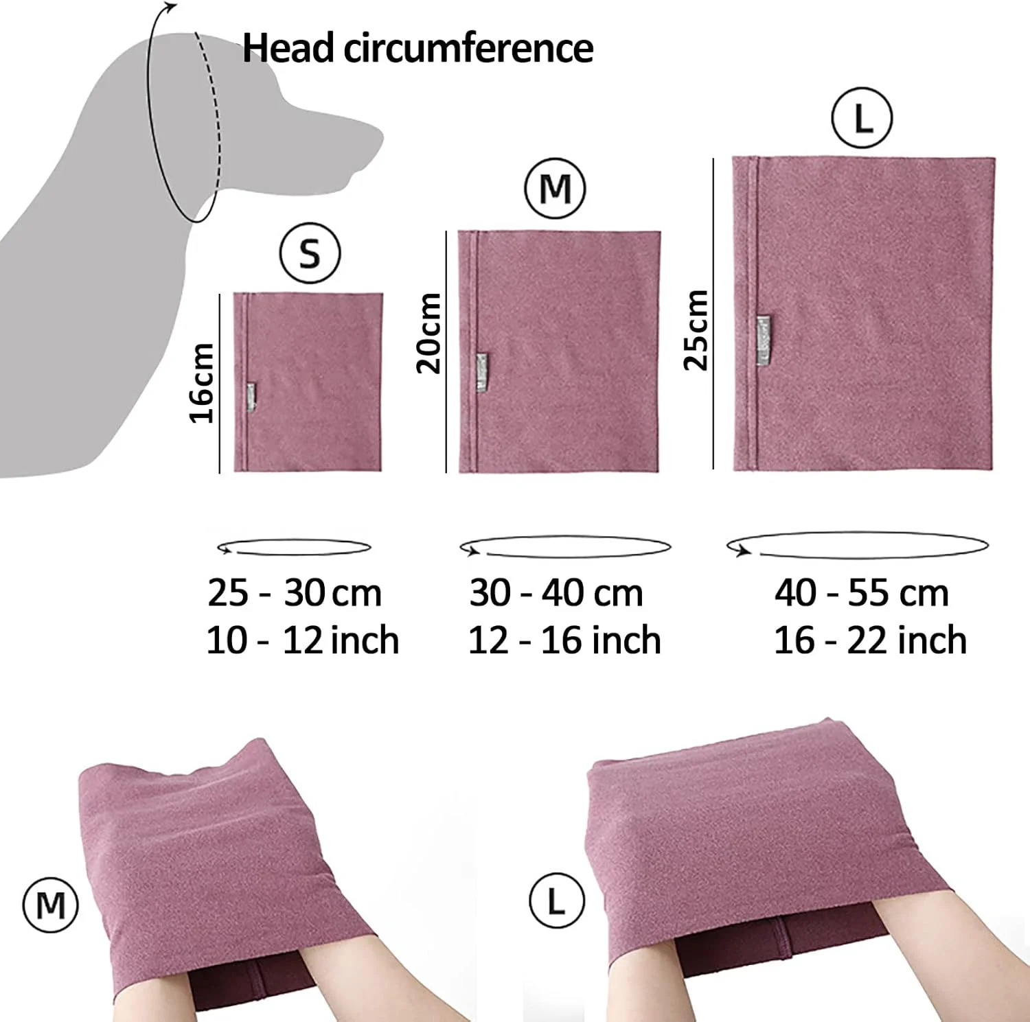 روکش گوش سگ برای کاهش اضطراب، هودی آرام‌بخش سگ برای نظافت و خشک کردن حمام، محافظ گوش حیوانات خانگی گربه و سگ (کوچک)