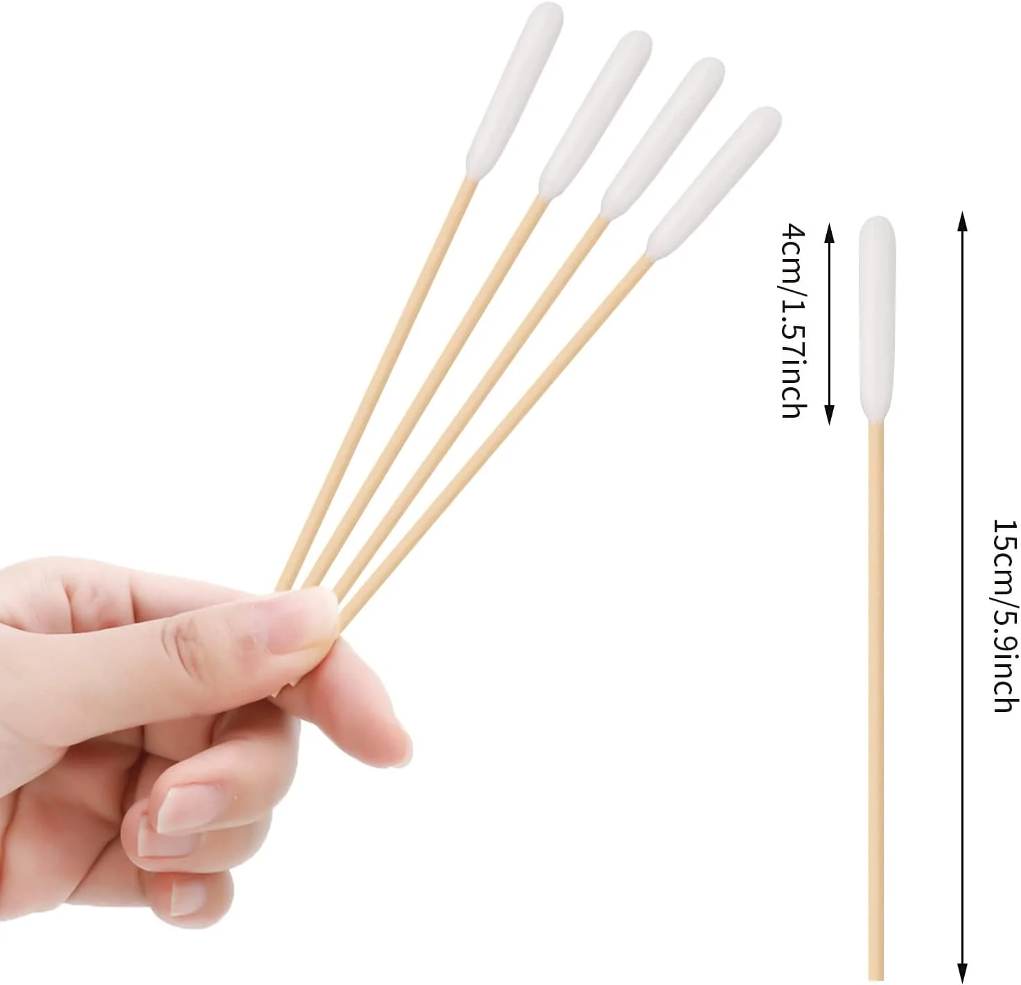 بسته 200 عددی گوش پاک کن پنبه ای سگ، تمیز کننده گوش حیوانات خانگی، 15 سانتی متر، چوب های تمیز کننده گوش برای حیوانات خانگی سگ، گربه (4 بسته) بسته 200 عددی گوش پاک کن پنبه ای سگ، تمیز کننده گوش حیوانات خانگی، 15 سانتی متر، چوب های تمیز کننده گوش برای حیوانات خانگی سگ، گربه (4 بسته)