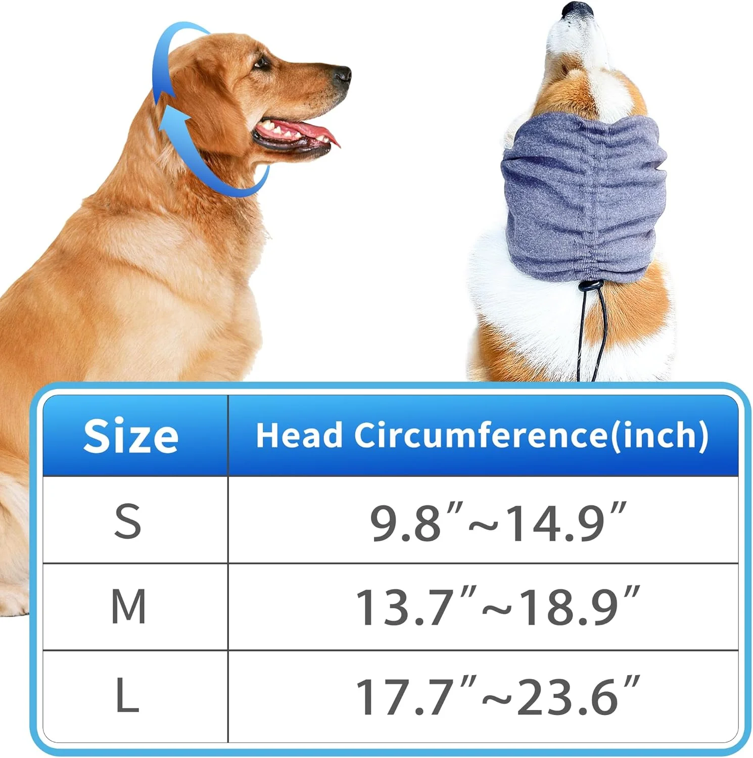 هودی سگ، 2 عدد هودی آرامش بخش کاهش دهنده صدا برای سگ ها، روکش های گوشی قابل تنظیم برای حمام، رعد و برق، تسکین اضطراب، کلاه پوشش سر گرم و ضد باد