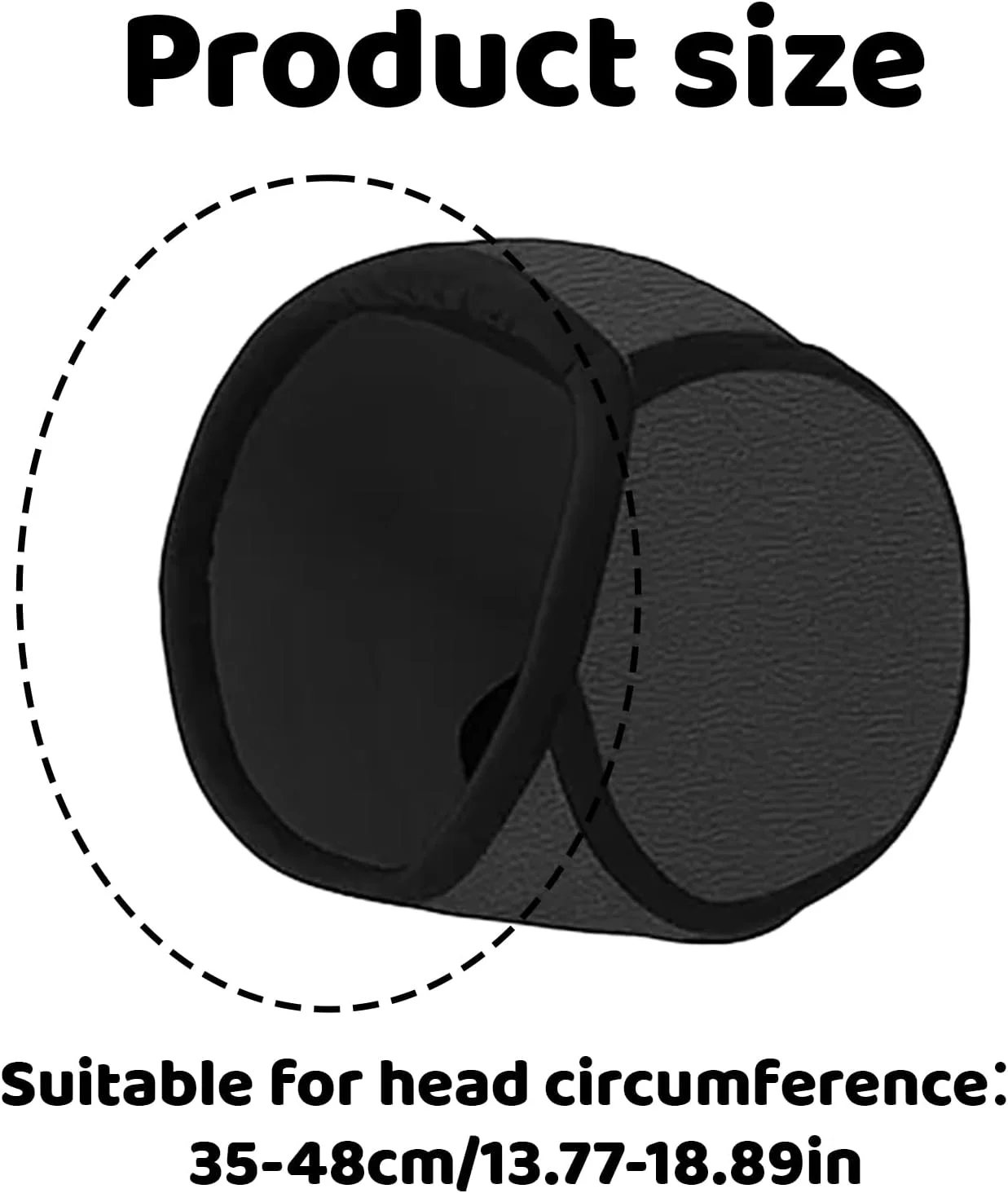محافظ گوش سگ، اسنود سگ قابل تنظیم برای محافظت در برابر سر و صدا، محافظ گوش ضد آب سگ برای شنا و کاهش اضطراب، پوشش راحت گوش برای سگ های با گوش های حساس، مشکی، سایز M