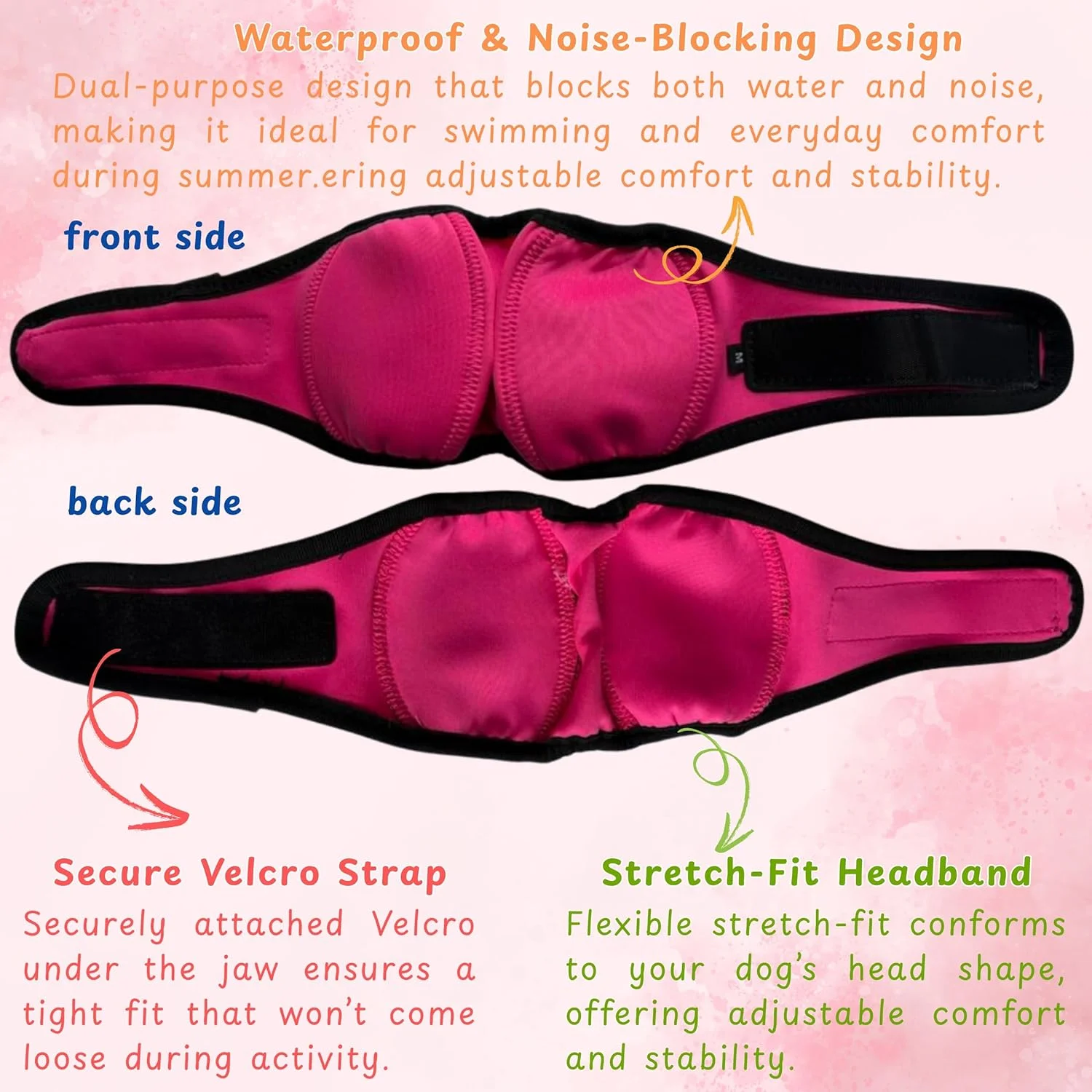 محافظ گوش سگ برای کلاه شنا محافظ گوش سگ برای کلاه شنا