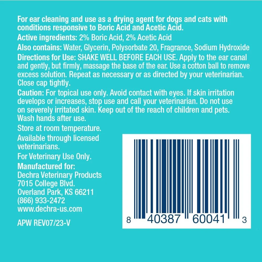 محلول پاک کننده گوش دچرا MalAcetic® Otic حجم 118 میلی لیتر