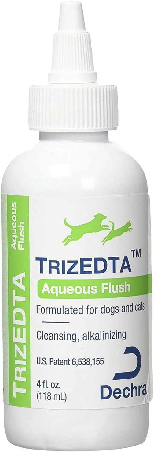 محلول شستشوی گوش و پوست دچرا Triz EDTA Aqueous Flush مناسب سگ و گربه (۱۱۸ میلی لیتر)