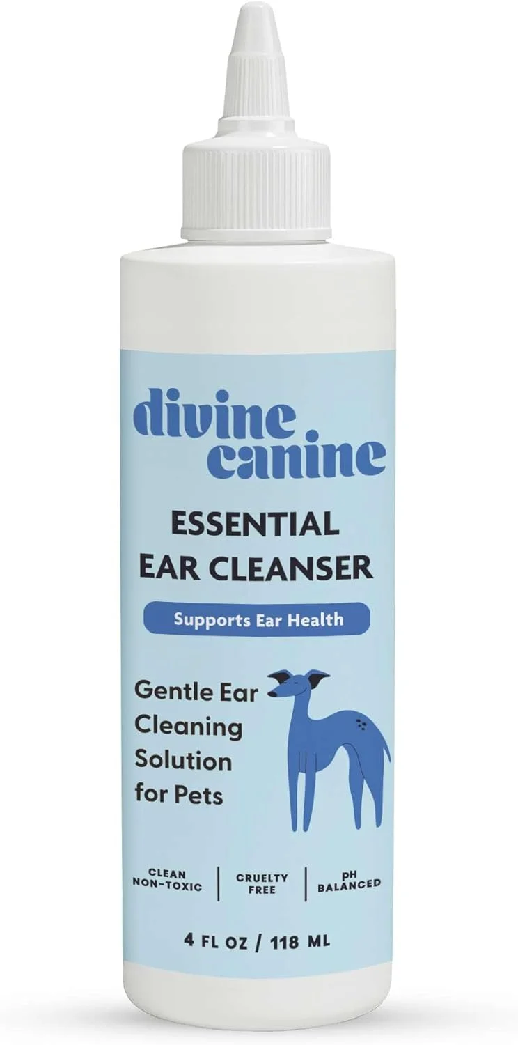 محلول پاک کننده گوش سگ 120 میلی لیتر، شستشوی گوش سگ، قطره گوش برای حل کردن جرم، رفع بو و پشتیبانی
