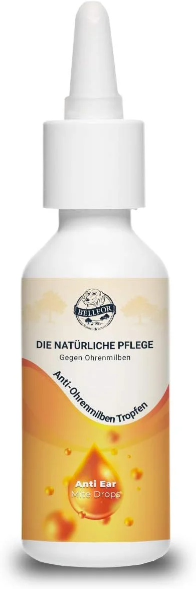 قطره ضد کنه گوش سگ بلفور - 50 میلی لیتر - حاوی روغن مریم گلی، روغن کرچک و روغن درخت چای - مراقبت طبیعی در برابر کنه های گوش، ملایم و موثر برای آلودگی قطره ضد کنه گوش سگ بلفور - 50 میلی لیتر - حاوی روغن مریم گلی، روغن کرچک و روغن درخت چای - مراقبت طبیعی در برابر کنه های گوش، ملایم و موثر برای آلودگی