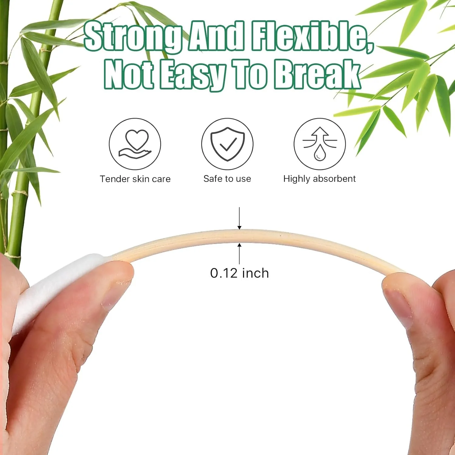 گوش پاک کن پنبه ای سگ بیگ تری، 300 عدد گوش پاک کن پنبه ای حیوانات خانگی، پاک کننده گوش سگ پنبه ای، محلول تمیز کننده گوش سگ، گوش پاک کن های بلند با دسته چوبی برای مراقبت از گوش سگ