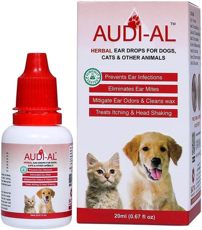 قطره گوش حیوانات Audi-Al حجم 20 میلی لیتر