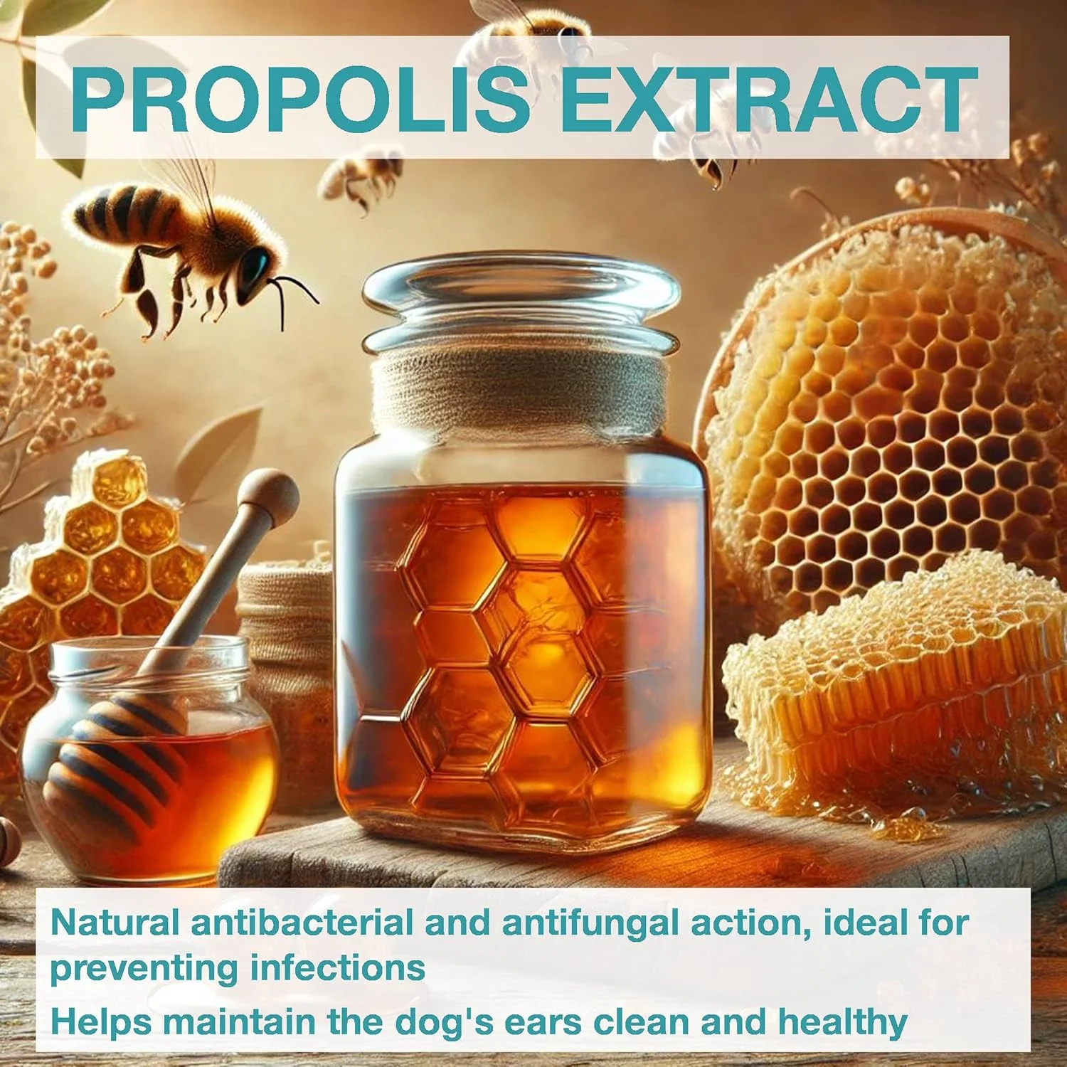 محلول پیشرفته تمیز کننده گوش سگ و گربه | توصیه شده توسط دامپزشکان | پاک کننده ملایم، مرطوب کننده و محافظت در برابر تحریک