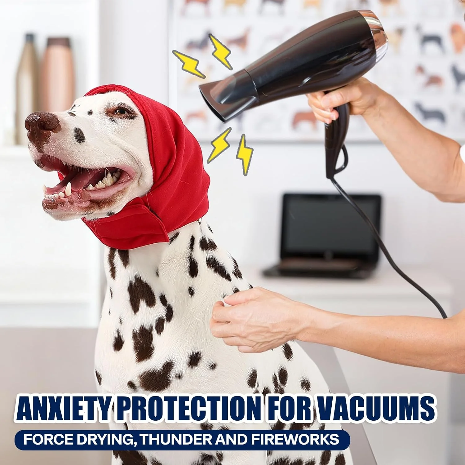 گوشی سگ، محافظ گوش سگ، کاهش اضطراب و محافظت در برابر صدا