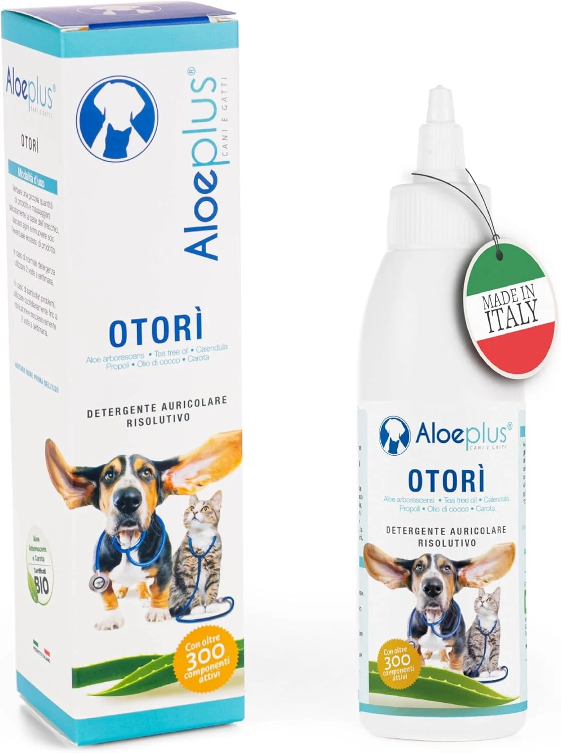 محلول پاک کننده گوش سگ و گربه Otorì، ۱۲۵ میلی لیتر، ۱۰۰٪ طبیعی آلوئه آربورسانس ارگانیک، روغن درخت چای، اثر تسکین دهنده و آرام بخش در برابر خارش سگ (بسته ۱ عددی) محلول پاک کننده گوش سگ و گربه Otorì، ۱۲۵ میلی لیتر، ۱۰۰٪ طبیعی آلوئه آربورسانس ارگانیک، روغن درخت چای، اثر تسکین دهنده و آرام بخش در برابر خارش سگ (بسته ۱ عددی)