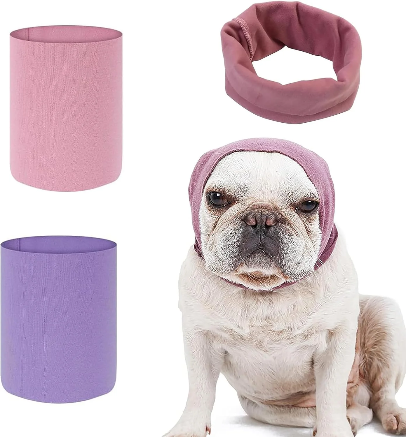 2 عدد محافظ گوش سگ، محافظ گوش آرامش بخش و تنفسی حیوانات خانگی، روکش های نرم و گرم گوش برای حمام، برای آرامش و کاهش اضطراب (صورتی بنفش) 2 عدد محافظ گوش سگ، محافظ گوش آرامش بخش و تنفسی حیوانات خانگی، روکش های نرم و گرم گوش برای حمام، برای آرامش و کاهش اضطراب (صورتی بنفش)