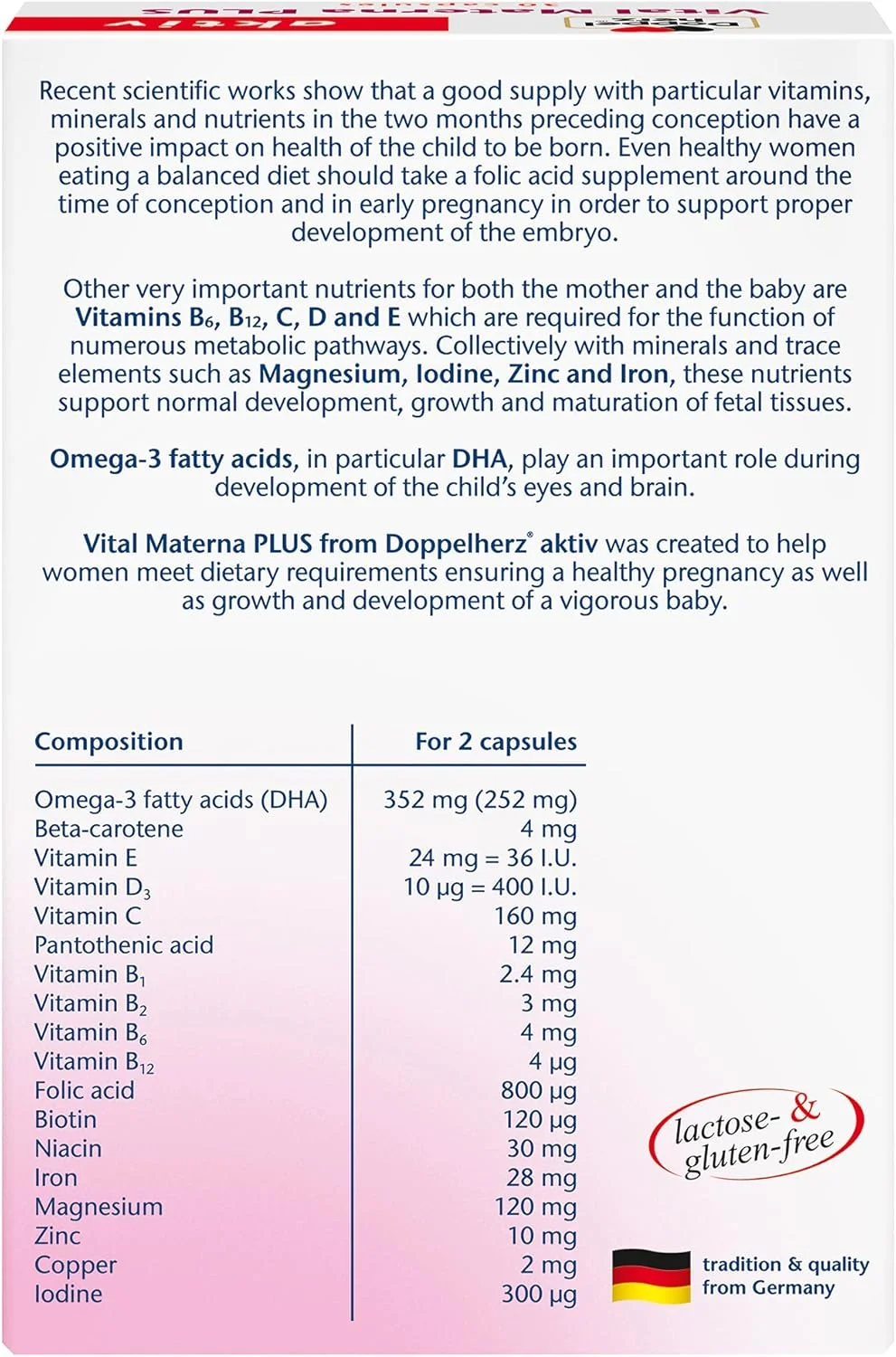 دوپل هرز اکتیو، 30 قرص (مخصوص بانوان)