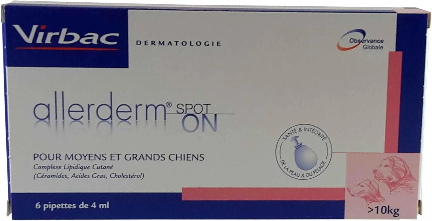 ویرباک آلردرم اسپات-آن 6 پیپت برای وزن بالای 10 کیلوگرم