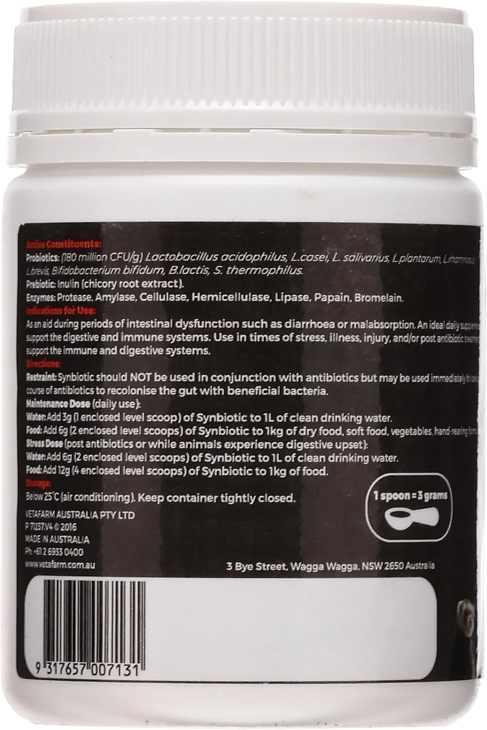 وتفارم سینبیوتیک ۱۸۰ عددی برای پشتیبانی بهینه از سیستم ایمنی و گوارش سگ و گربه ۱۵۰ گرمی