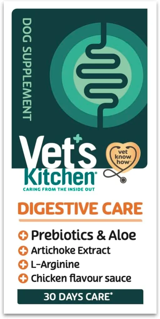 مکمل غذایی برای هضم سالم حیوانات خانگی، حاوی پری‌بیوتیک و آلوئه ورا، ۳۰۰ میلی‌لیتر