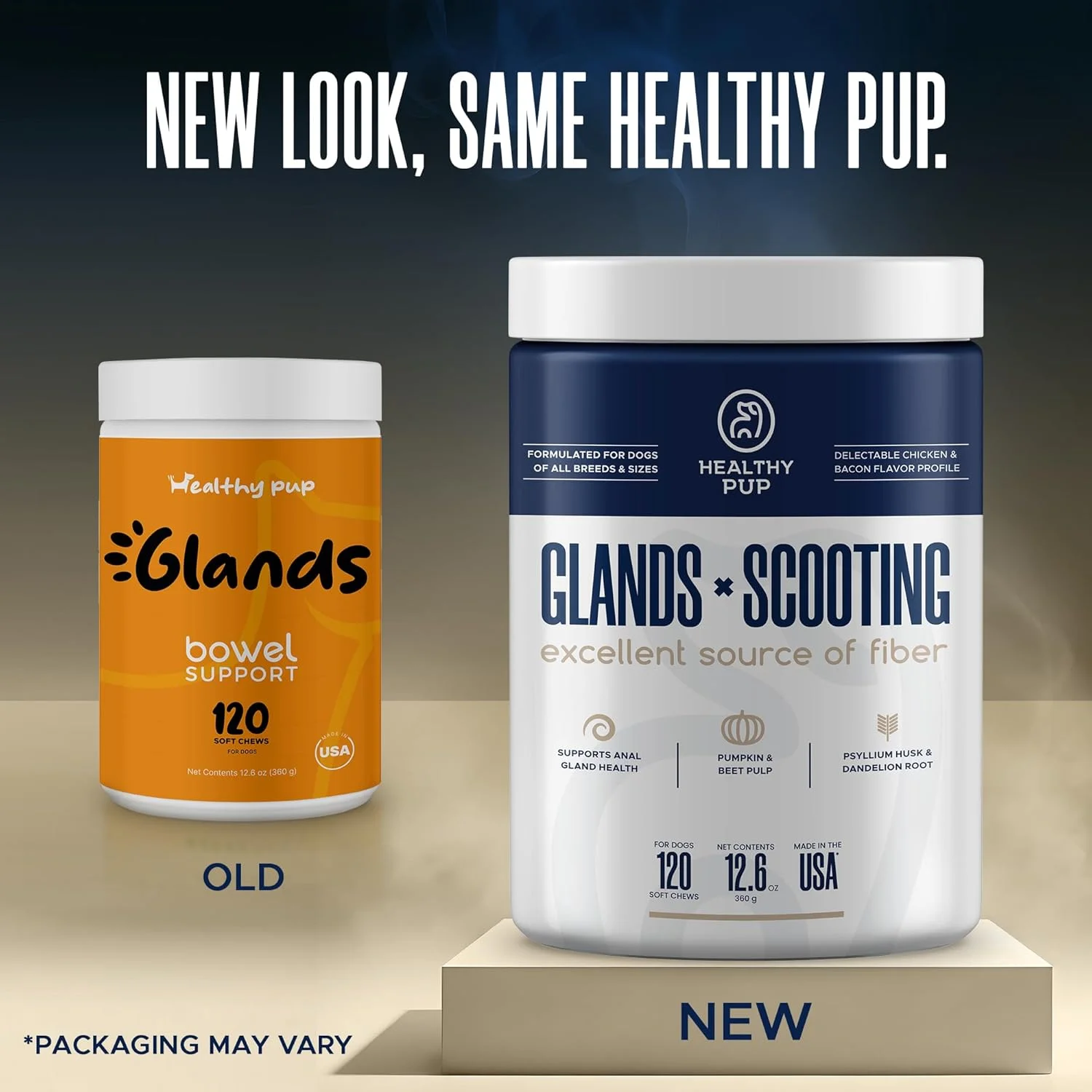 مکمل پشتیبانی روده و غدد - 120 عدد جویدنی نرم و خوشمزه برای سلامت غدد و دستگاه گوارش - ساخته شده با پودر کدو تنبل برای سگ ها