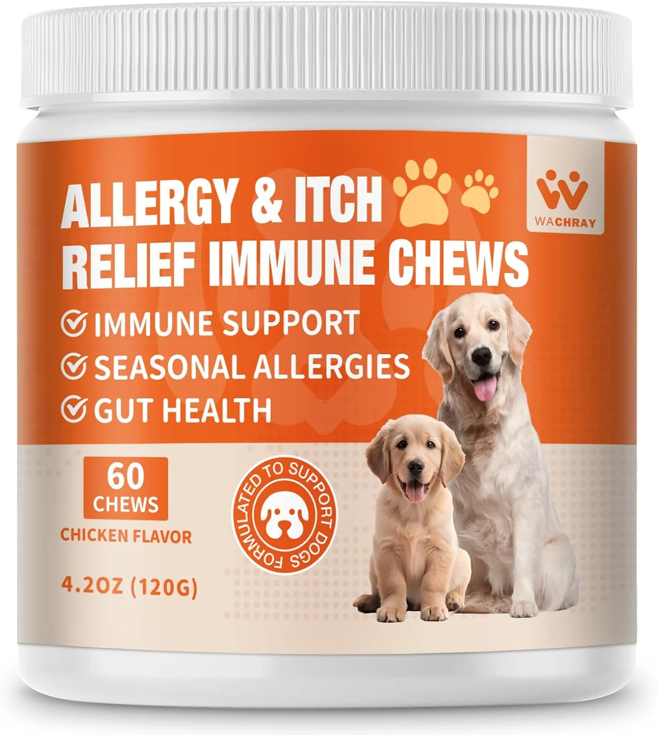 جویدنی های ضد حساسیت سگ با طعم بوقلمون، 60 عدد جویدنی های ضد حساسیت سگ با طعم بوقلمون، 60 عدد