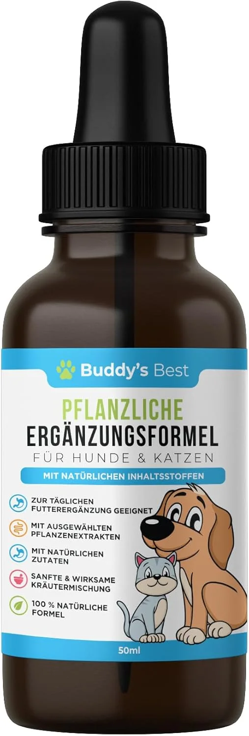 قطره مکمل حمایت از دستگاه گوارش و روده سگ و گربه بادی'ز بست – 50 میلی لیتر | طراحی شده برای حمایت از سلامت دستگاه گوارش و کمک به حفظ یک محیط سالم | قطره مایع با استفاده آسان قطره مکمل حمایت از دستگاه گوارش و روده سگ و گربه بادی'ز بست – 50 میلی لیتر | طراحی شده برای حمایت از سلامت دستگاه گوارش و کمک به حفظ یک محیط سالم | قطره مایع با استفاده آسان