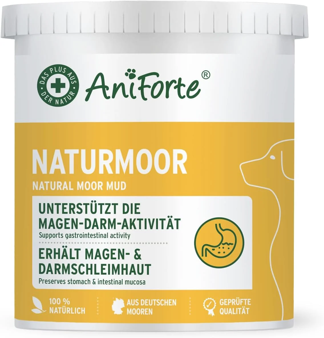 خاک شفابخش AniForte برای سگ ها 750 گرم - بهبود بافت مدفوع، هضم، سیستم ایمنی، فعالیت دستگاه گوارش، تحریک اشتها - خاک رس طبیعی برای سگ ها