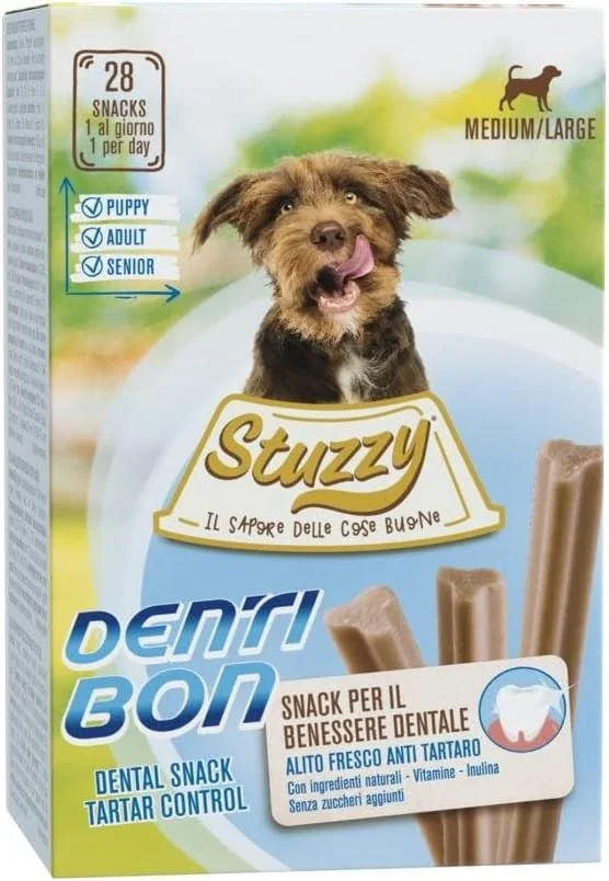 استوزی دنتیبون مناسب سگ های نژاد متوسط و بزرگ ۴ عددی (۱۸۰ گرمی)