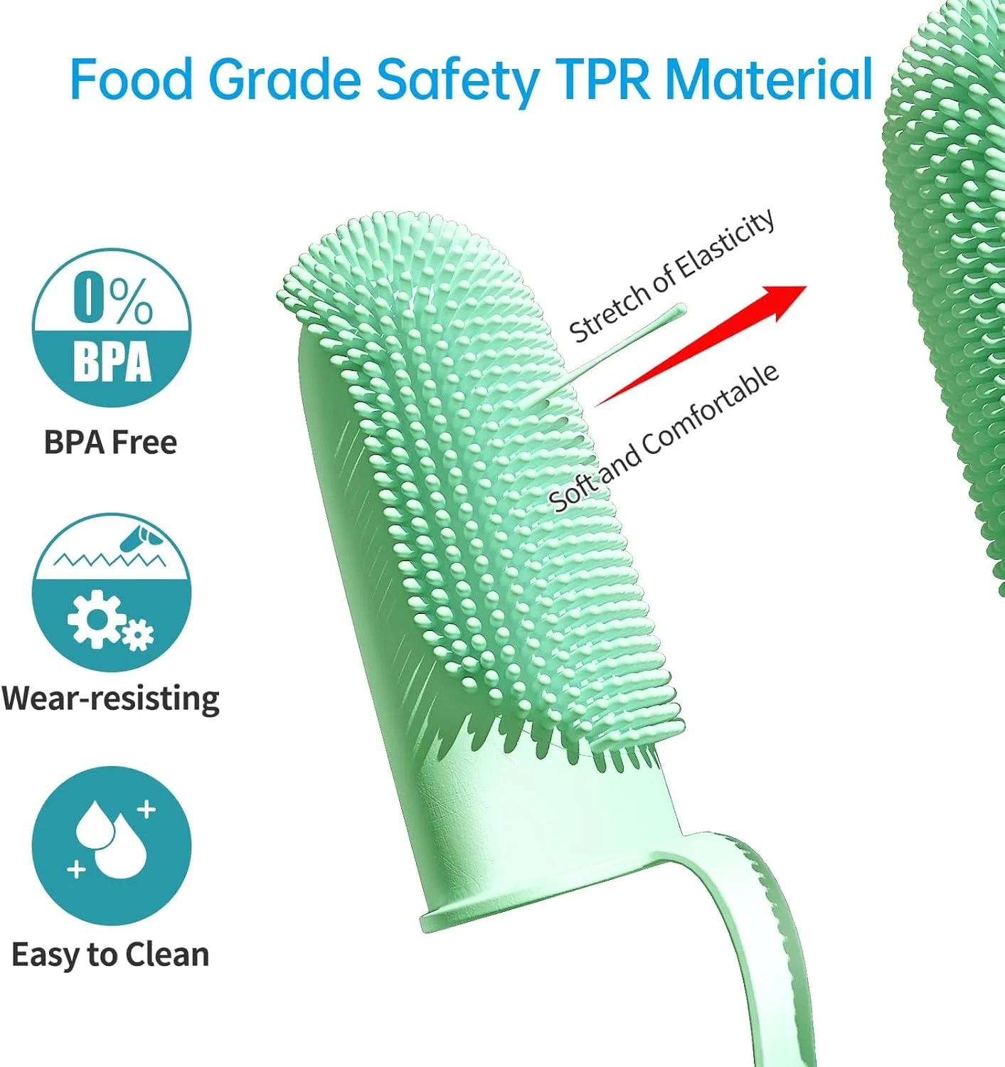 مجموعه دو عددی مسواک انگشتی سگ Tazweeq، مسواک 135 درجه برای تمیز کردن آسان دندان ها، مسواک انگشتی دوگانه مراقبت از دندان را برای توله سگ ها، گربه ها و حیوانات خانگی کوچک فراهم می کند مجموعه دو عددی مسواک انگشتی سگ Tazweeq، مسواک 135 درجه برای تمیز کردن آسان دندان ها، مسواک انگشتی دوگانه مراقبت از دندان را برای توله سگ ها، گربه ها و حیوانات خانگی کوچک فراهم می کند