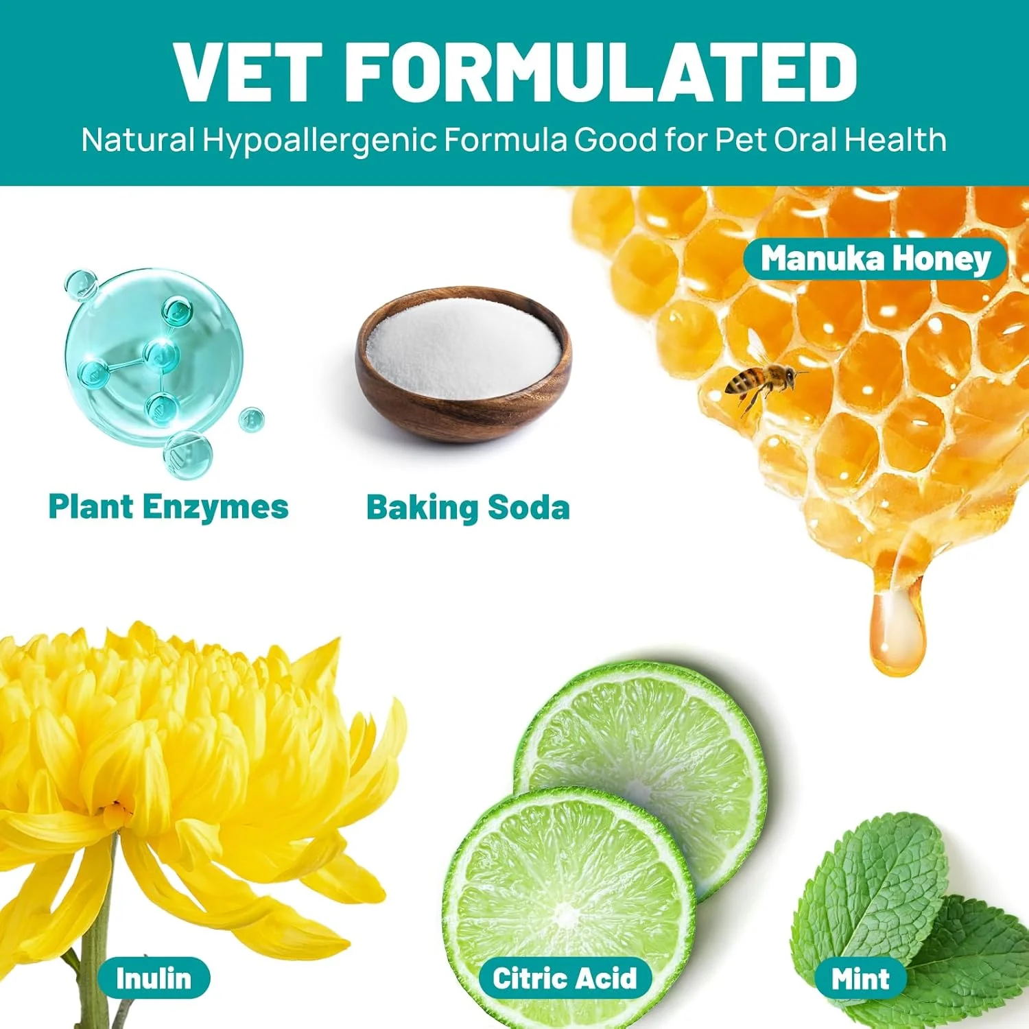 دستمال مرطوب انگشتی مراقبت از دندان سگ - دستمال مرطوب انگشتی تمیز کننده دندان برای سگ و گربه - کیت مسواک زدن دندان سگ - کاهش پلاک و خوشبو کننده نفس (100 عدد، بدون عطر)