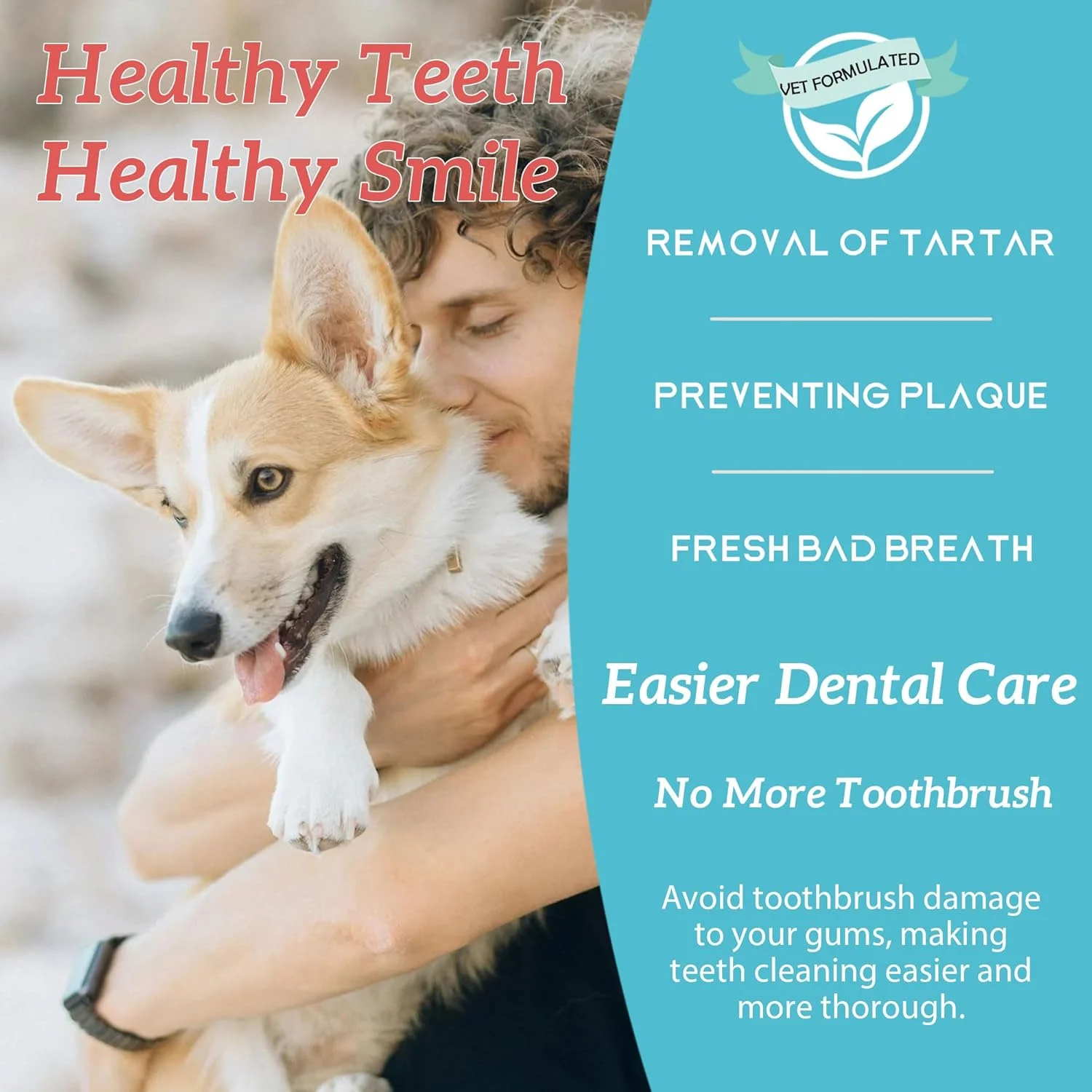 پودر طبیعی دندان برای سگ ها، پودر تمیز کننده دندان سگ - پودر دندان سگ - خوشبو کننده دهان سگ - پودر از بین برنده پلاک و بوی بد دهان سگ 200 گرم پودر طبیعی دندان برای سگ ها، پودر تمیز کننده دندان سگ - پودر دندان سگ - خوشبو کننده دهان سگ - پودر از بین برنده پلاک و بوی بد دهان سگ 200 گرم