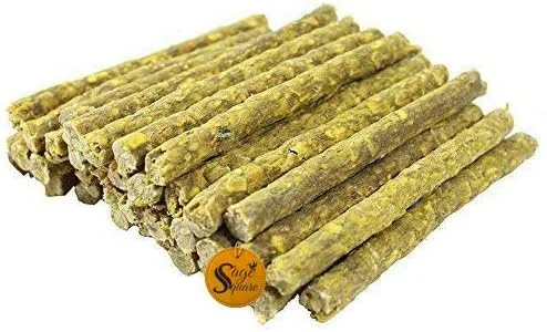 تشویقی دندانی سگ Sage Square با طعم مرغ، مدل BarkSticks Munchies (استیک های زرد) (بسته 2 کیلوگرمی)