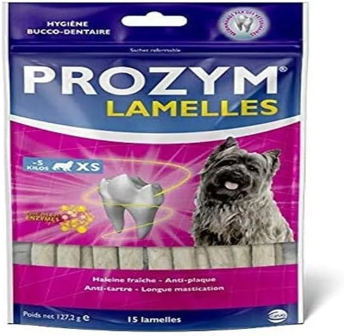 پروزیم ۱۵ نوار برای سگ ها - جویدنی مراقبت از دندان - شماره ۱ در بین دامپزشکان - تنفس تازه - ضد جرم - ضد پلاک - لثه های سالم (XS)