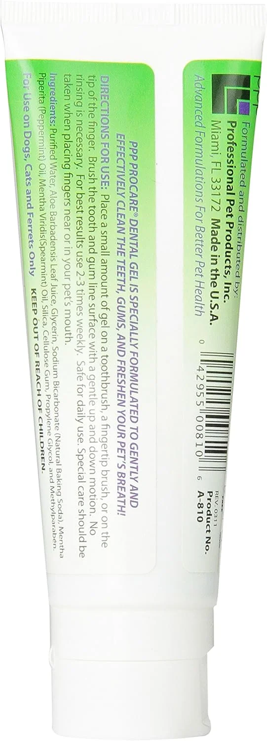 ژل دندان حرفه ای حیوانات خانگی PPP ProCare، ۱۱۳ میلی لیتر