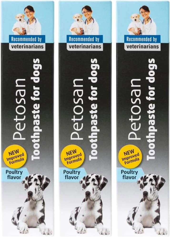 خمیر دندان سگ پتوسان 3X - خمیر دندان 3x70 گرمی برای مراقبت از دندان حیوانات خانگی