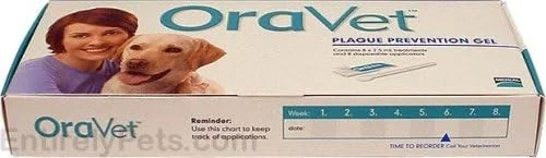 ژل پیشگیری از پلاک دندان Oravet، بسته 8 عددی 2.5 میلی لیتری